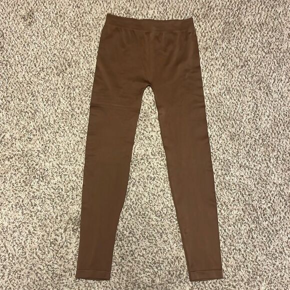 Zenana Outfitters Pants - Zenana brown leggings Large Brand new w/out‎ tags